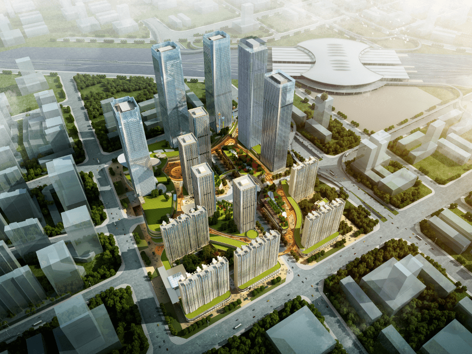 杭萧钢构成功签订新疆宝能城二期二标段2-02#公寓和2-C3#商业配套钢结构工程 (图2)